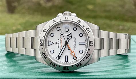 rolex explorer ii polar 216570|rolex explorer 2 white dial.